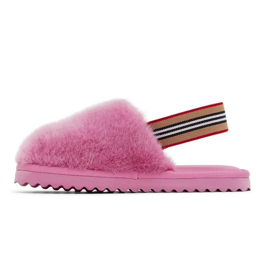 Burberry Kids Pink Litherton Sandals, Pink, New, Size 3